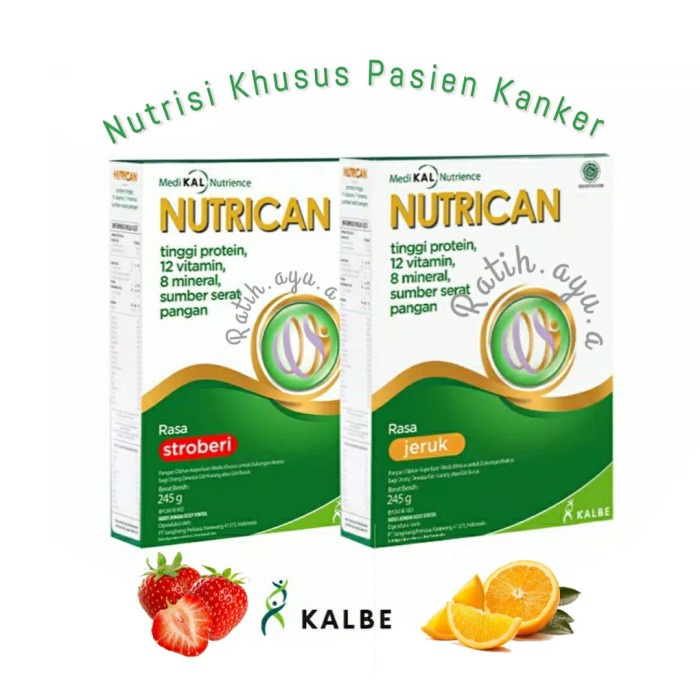 

NUTRISI-VITAMIN- SUSU NUTRICAN 245GR BOX JERUK/STRAWBERRY - STRAWBERRY -VITAMIN-NUTRISI.