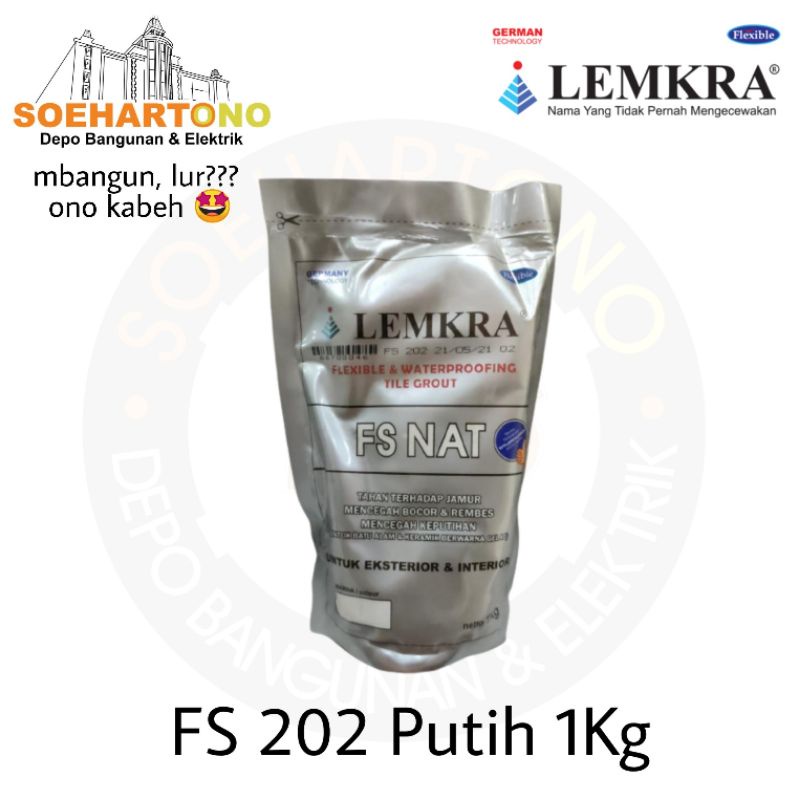 Lemkra FS 202 Nat Putih 1Kg