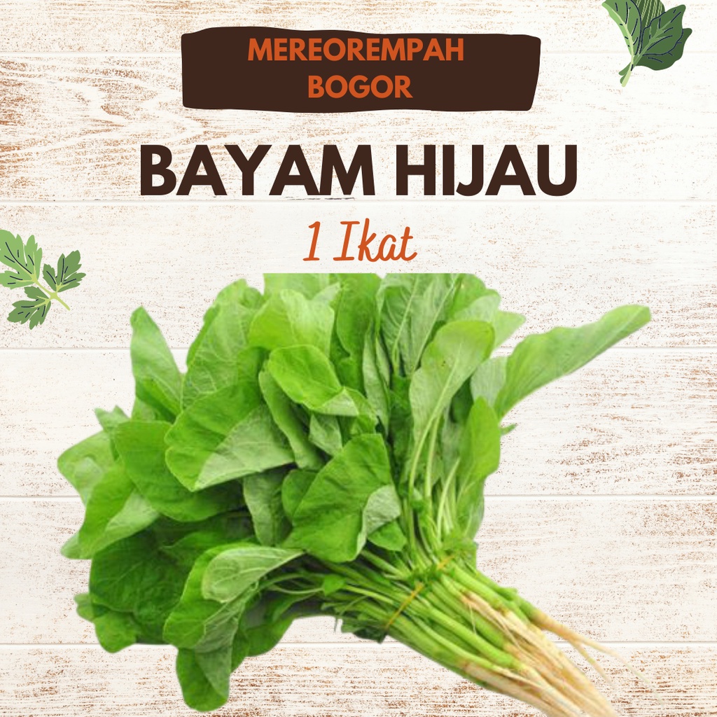 

BAYAM HIJAU WARUNG SAYUR CIOMAS BOGOR