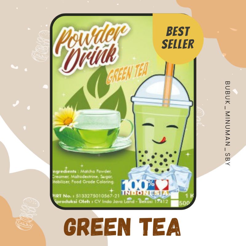

Javaland Bubuk Minuman Rasa Green Tea Kemasan 1kg