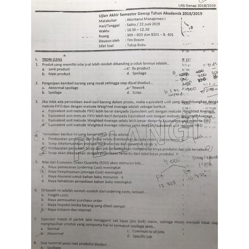 Soal Tsm Semester 3 Manajemen Uas Shopee Indonesia