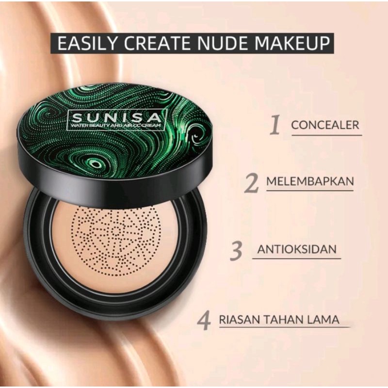 BIOAQUA BB Cushion Whitening Beauty Cream 20g - BB Cream -SUNISA Air Cushion | CC Cushion