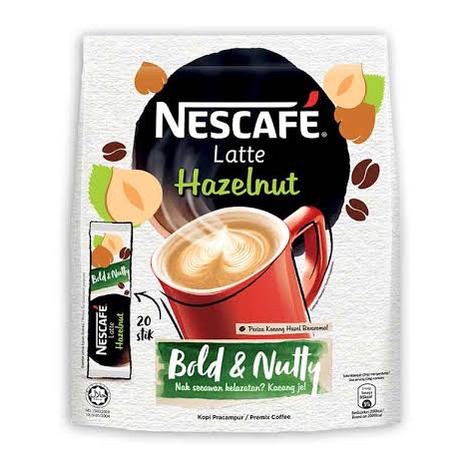 

Nescafe Latte Hazelnut Bold & Nutty Kopi Instan Malaysia