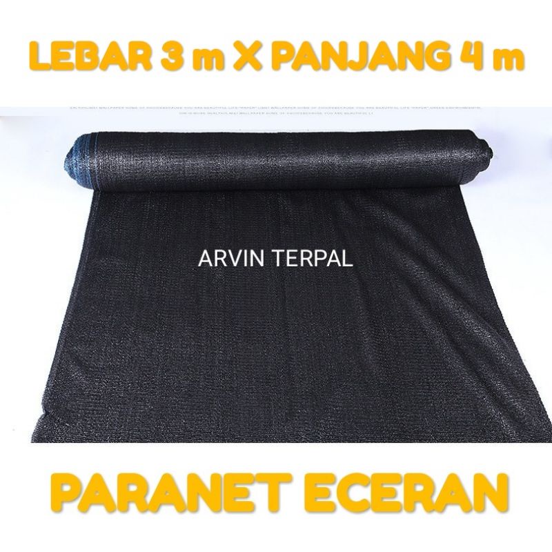 Jaring Paranet 85% Lebar 3 x 4 Meter Paranet Peneduh Sinar Matahari