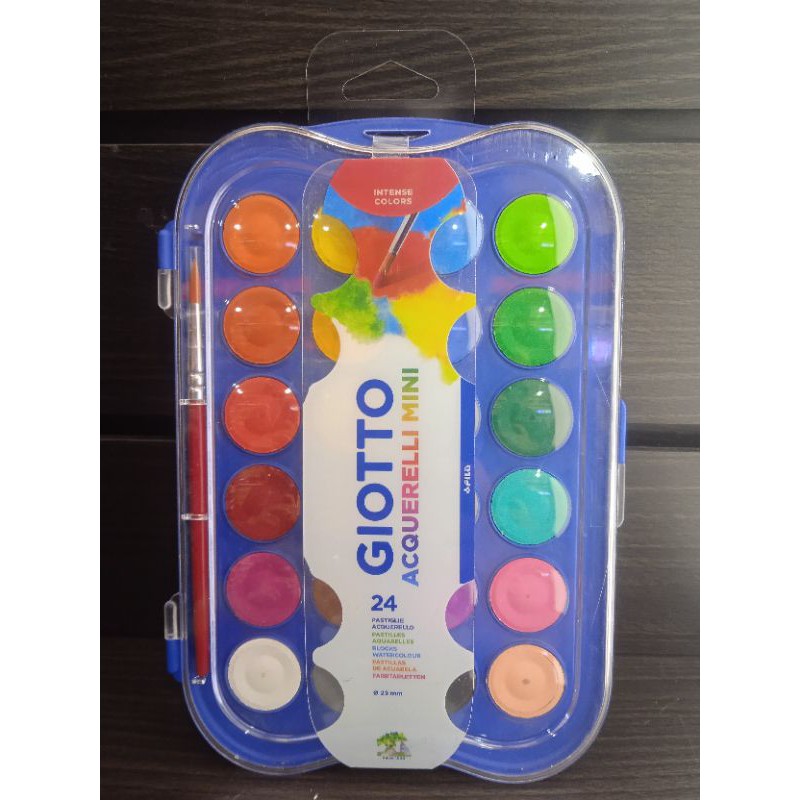 

giotto cat aquarel cake mini 24 clr ,2.3mm