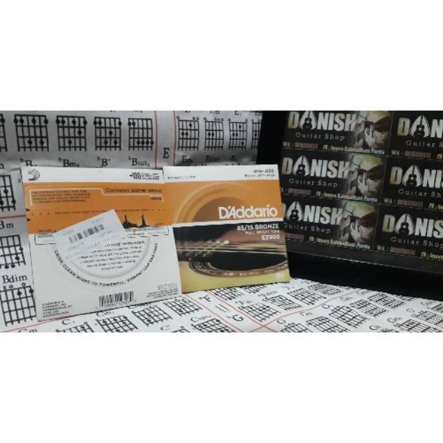 Senar gitar akustik D'ADDARIO EZ 900