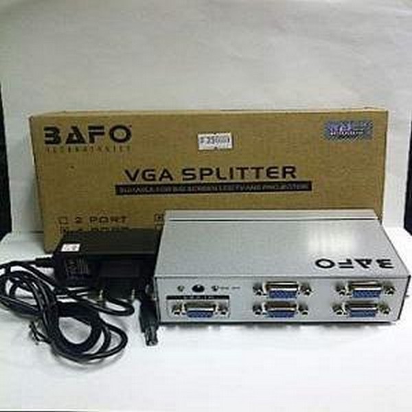 BAFO Vga Splitter 4 port 1-4 250Mhz