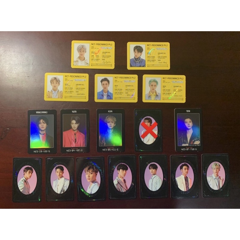 PHOTOCARD NCT YB ID AC