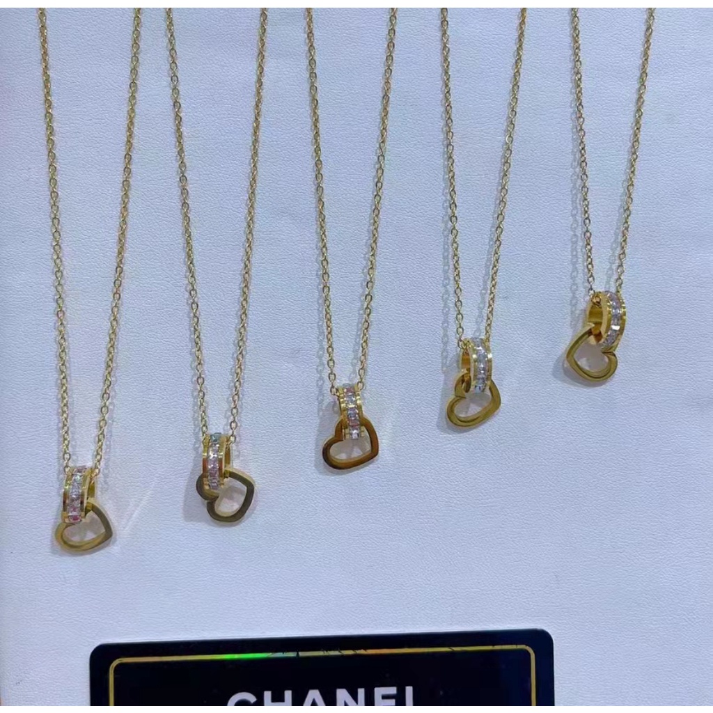 Kalung Titanium Permata Perhiasan Fashion K003-005