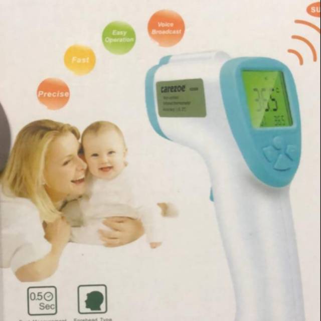 Thermometer infrared digital no contac carezoe kemenkes