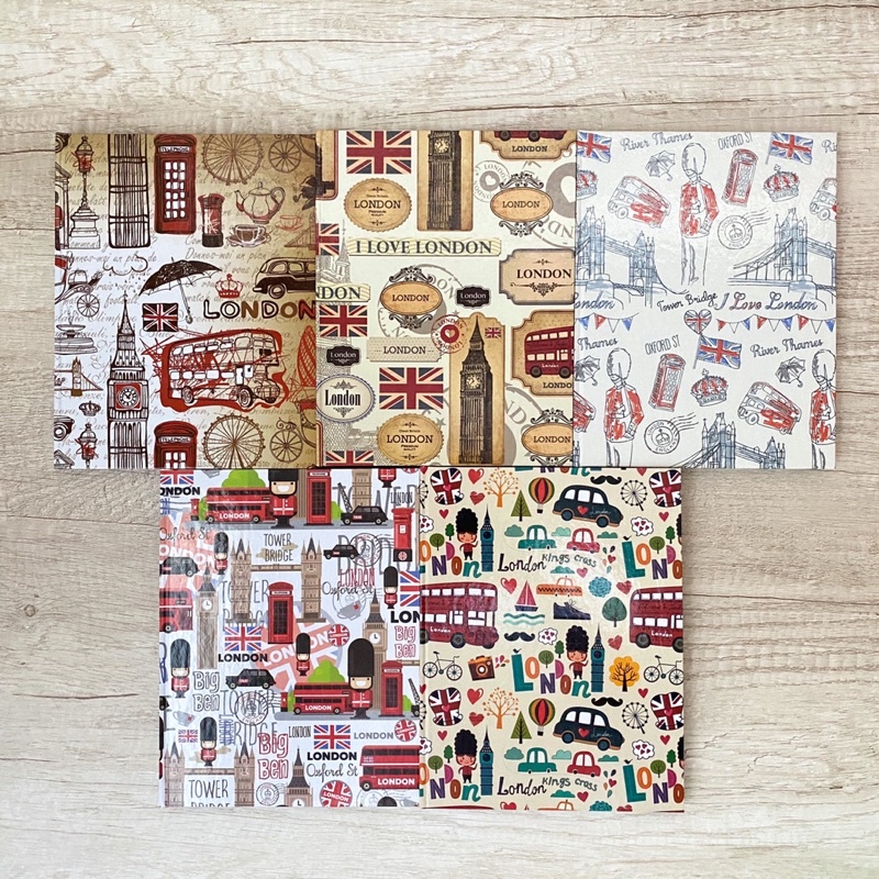 

Notebook/Jurnal/Buku Tulis Bergaris Motif London Lined Paper