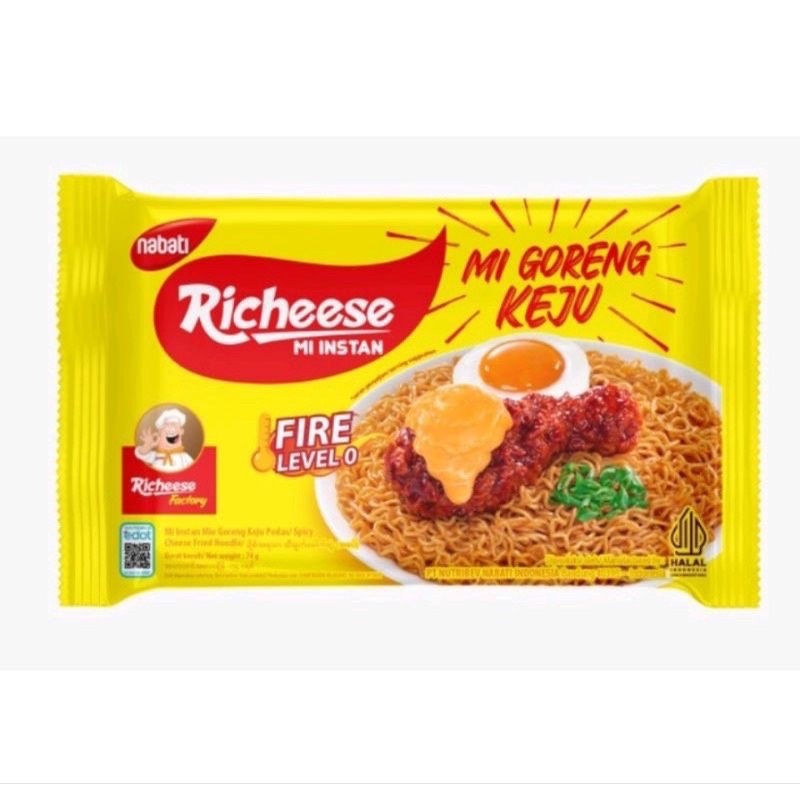 HCS - Mie Richeese | Mie goreng keju nabati level 0