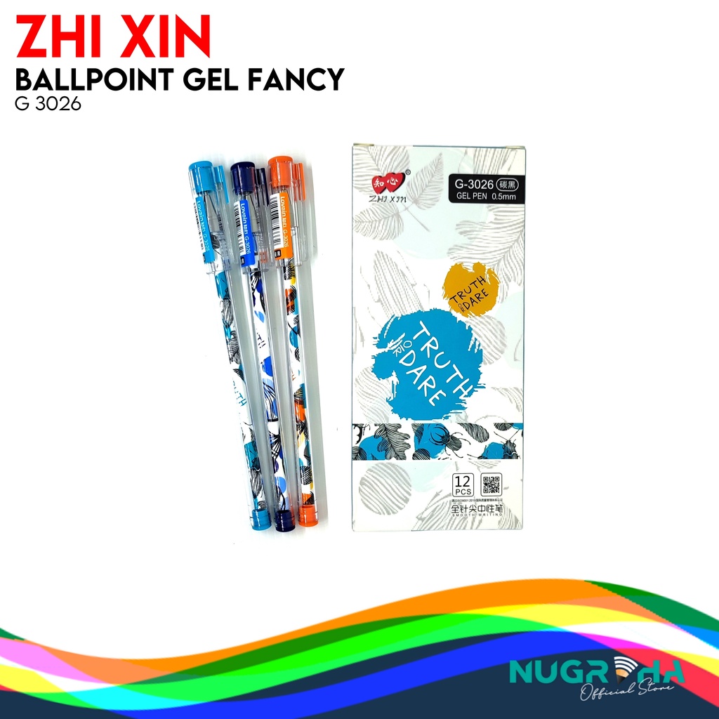 

BALLPOINT / PULPEN / PENA GEL FANCY ZHI XIN G 3026