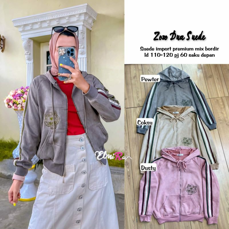 ZOZO DUA SUEDE JACKET BY ELMIRA