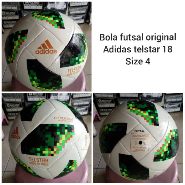 Bola futsal ori adidas telstar 18