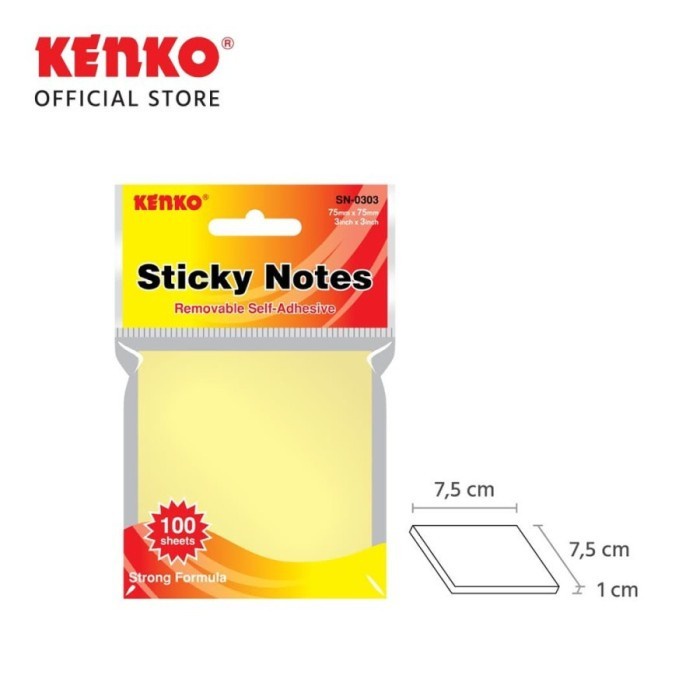 

SJS KENKO Sticky Note SN-0303/ Sticker Kertas/ Reminder/ Buku/ Diary