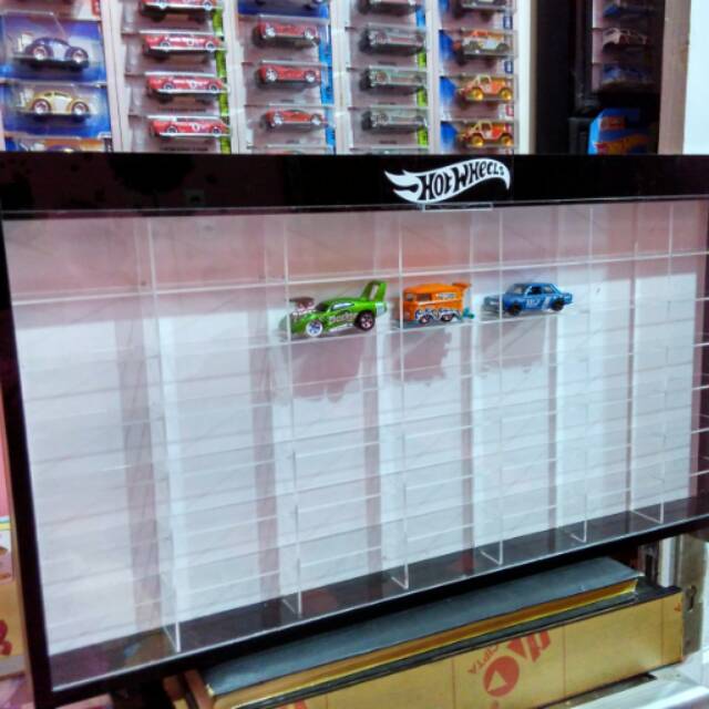  RAK  HOTWHEELS  ISI 49 KOTAK FULL AKRILIK COCOK BUAT 