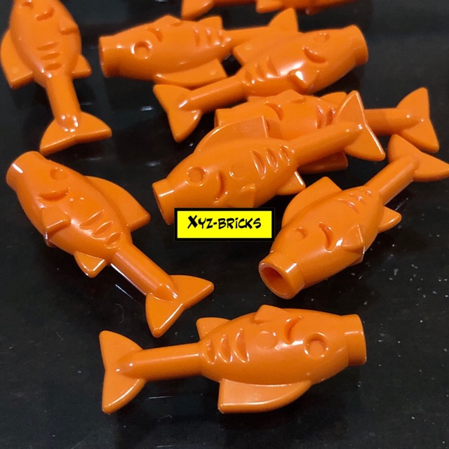 LEGO PARTS 4623481 Animal - Fish with Knob Bright Orange