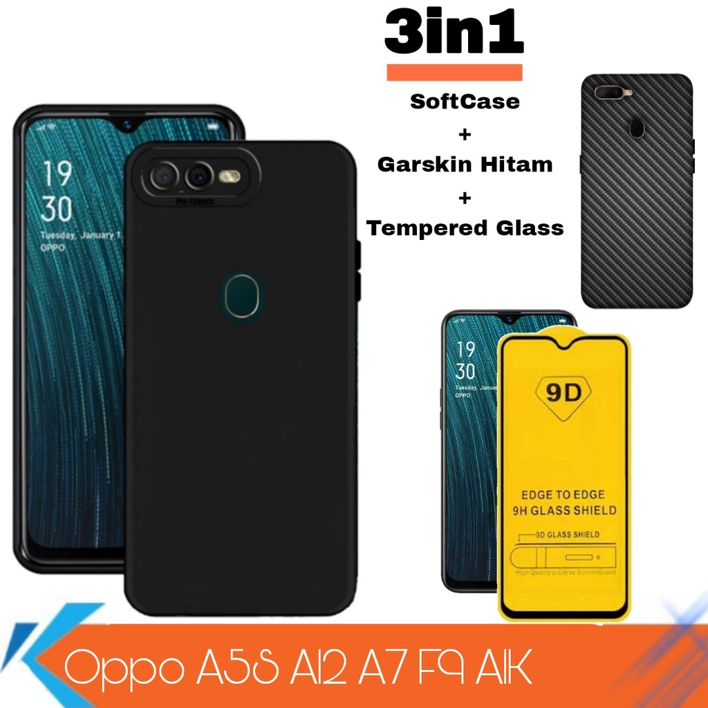 Casing Oppo A5S A12 A7 F9 A11K Soft Case Macaron Liquid Pro Camera Case Oppo A5S Oppo A7 Oppo A12 A1