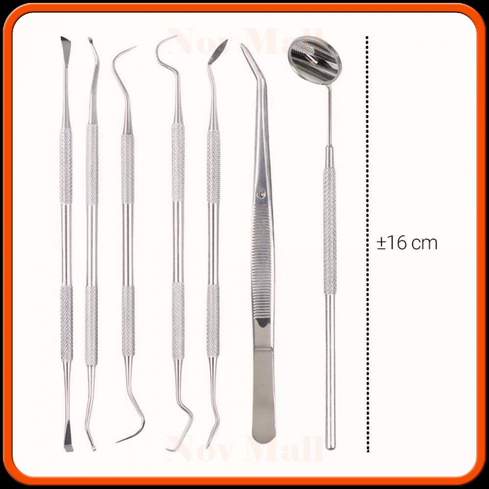 Peralatan Set Dokter Gigi Dentist Dental Tool 7 PCS -GG797