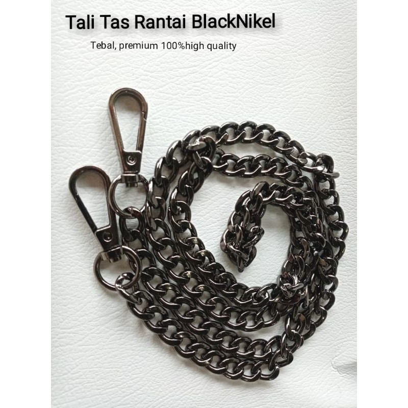 Tali Tas Rante 100 cm + Ring D Tebal Premium Good quality tebal strap rantai
