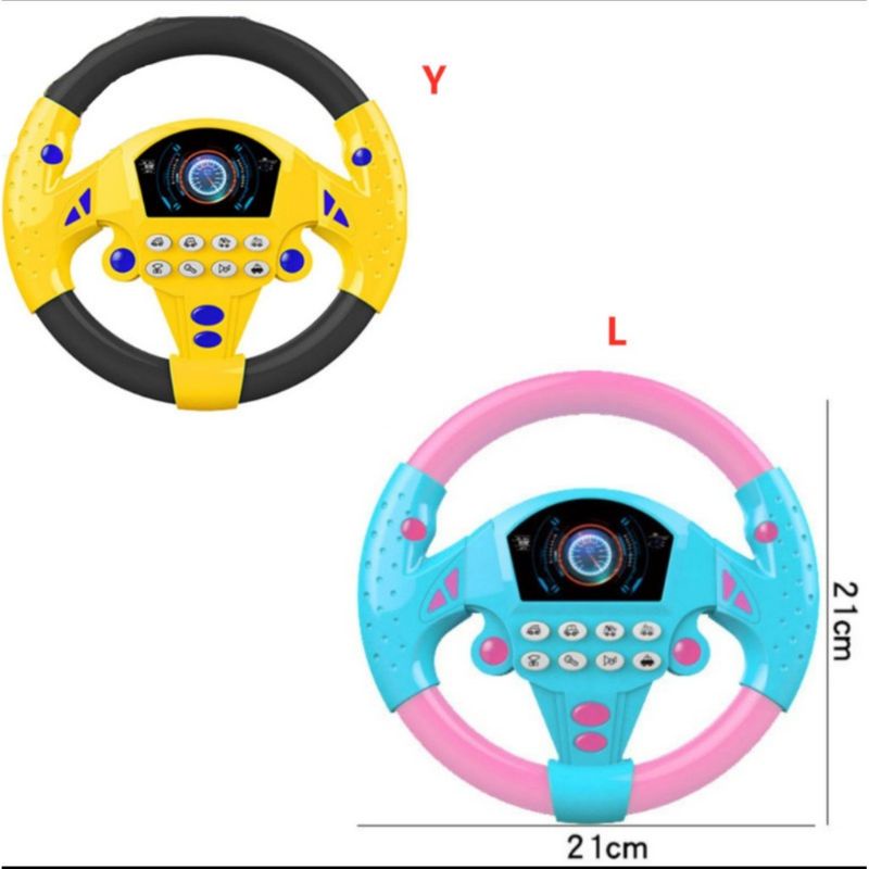 Mainan Anak Steering Wheel / Mainan Setir Mobil Anak / Mainan Simulasi Kemudi Mobil Anak