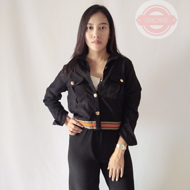 Jacket bludru wanita import murah