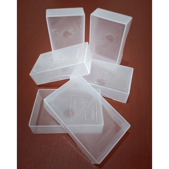 

kotak kartu nama plastik minim order 10pcs
