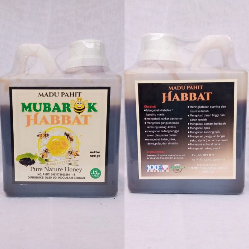 

Madu Habbat Pahit 500gr