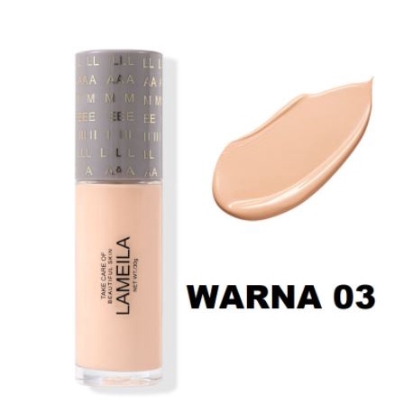 Lameila Light Concealer Foundation Cair LAMEILA NEW Foundation HK 3055