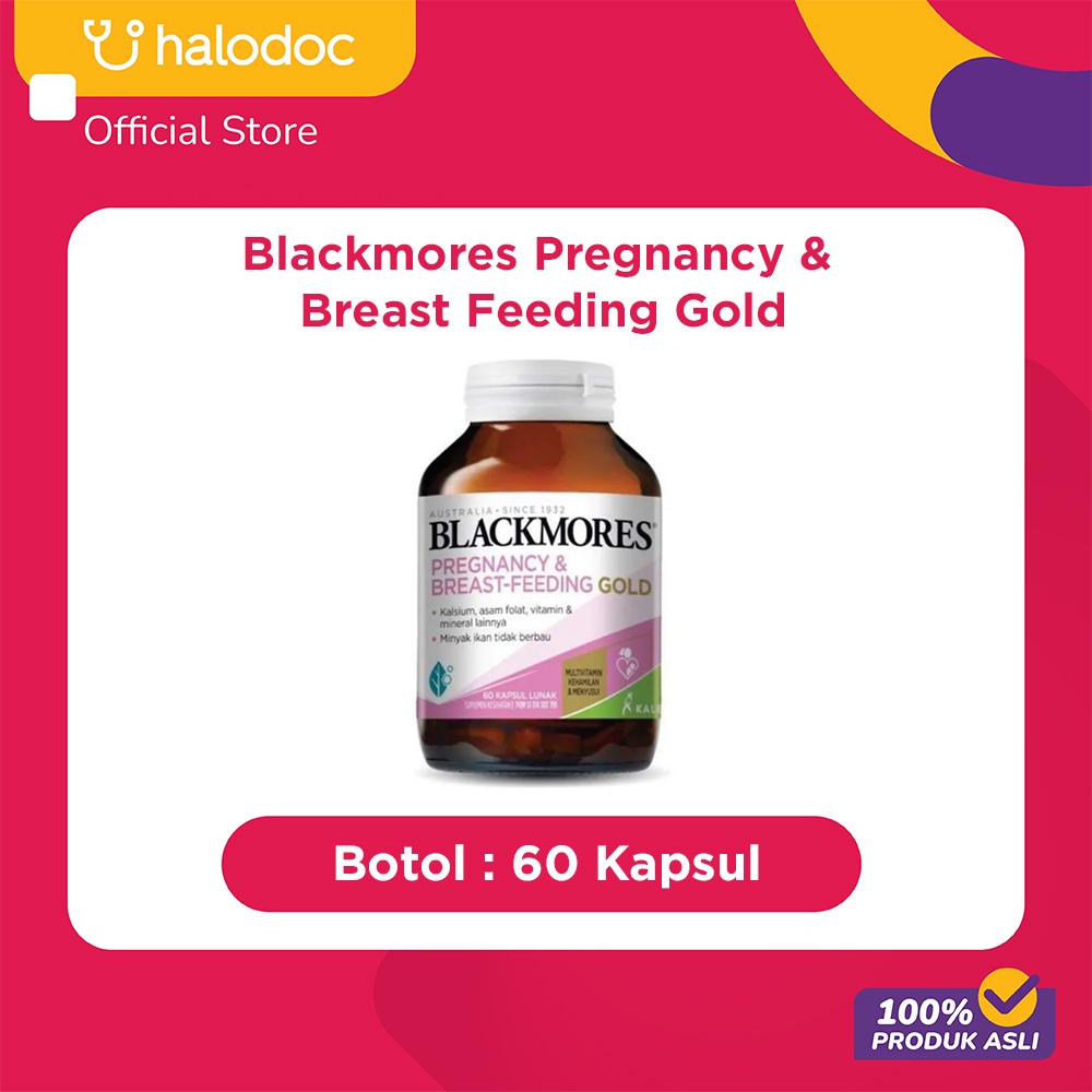 Jual Blackmores Pregnancy & Breastfeeding Gold 60 Tablet Shopee Indonesia