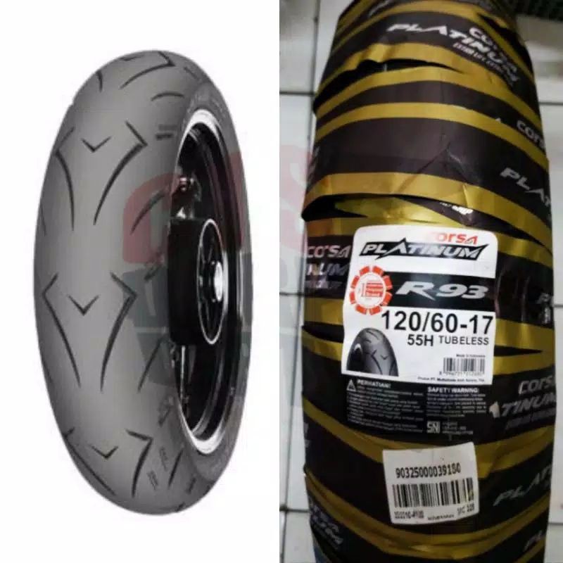BAN CORSA PLATINUM R93 120/60-17 TUBLESS