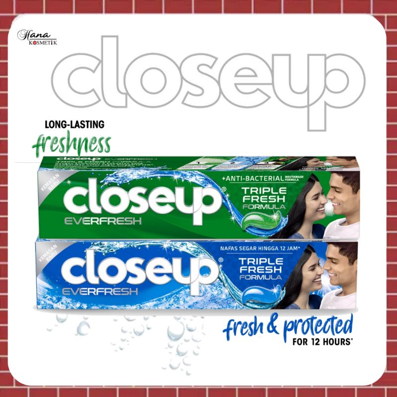 [CLOSEUP] PASTA GIGI ODOL CLOSE UP 110/160 GRAM