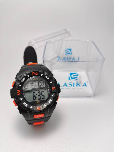 Jam tangan digital Sporty water Resist Lasika 877