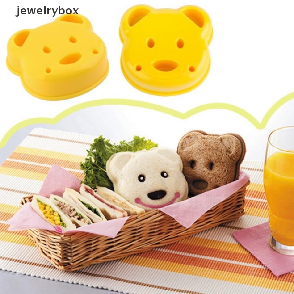 (jewelrybox) Cetakan Kue / Roti / Biskuit / Sandwich DIY Bentuk Beruang