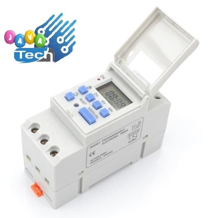 Digital Programmable Timer Switch 220VAC DIN Rail Model MCB