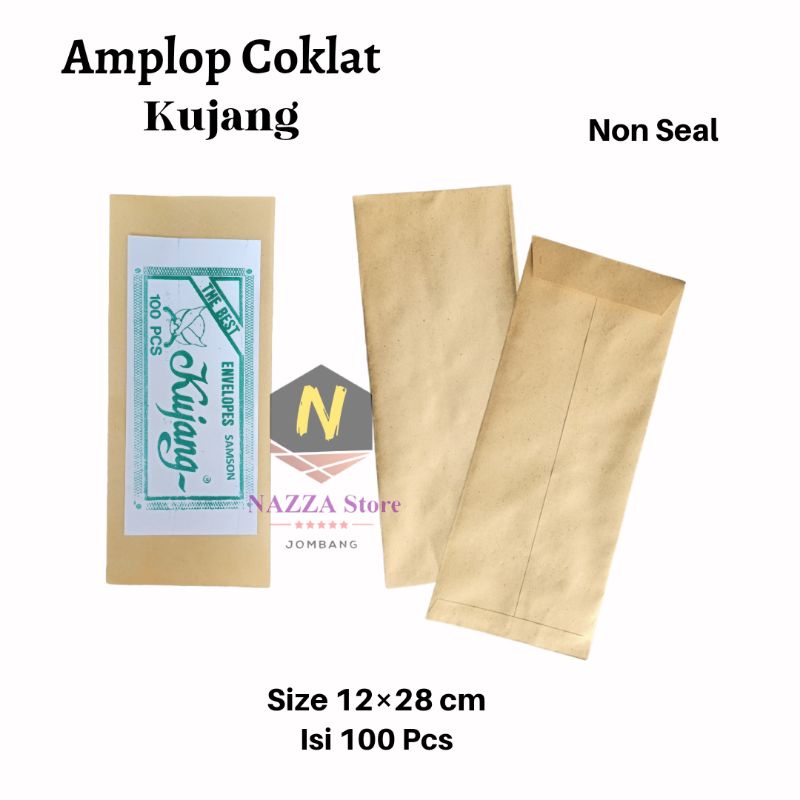 

PREMIER Amplop Kabinet coklat 12x28 cm isi 100 lembar