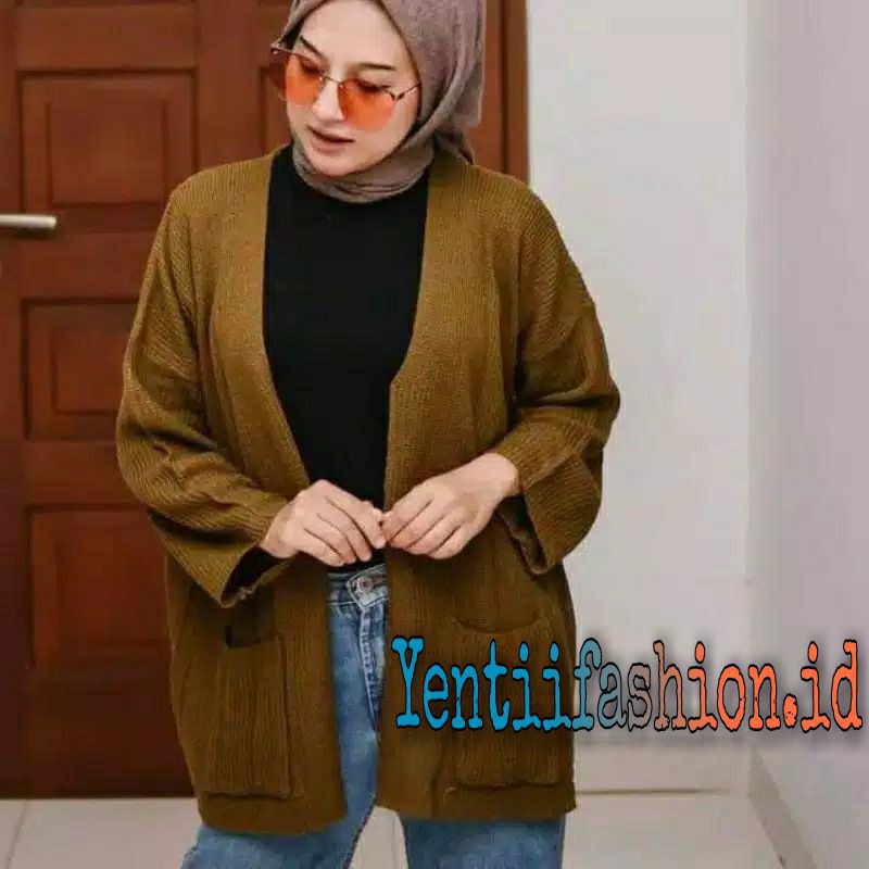 TERMURAH!!! LAVELA/LOCCY CARDY OVERSIZE - cardigan rajut wanita - cardigan oversize