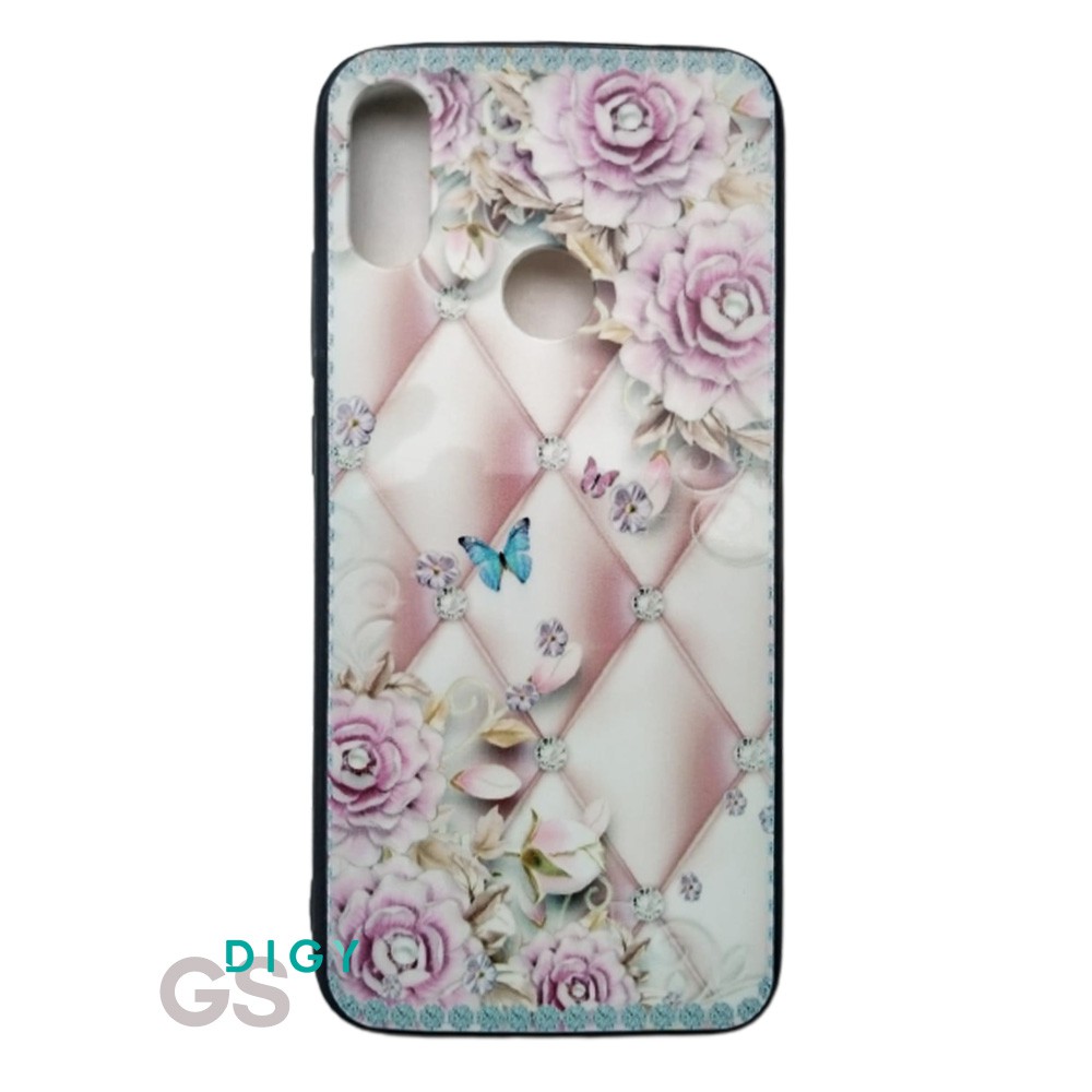 Case REDMI NOTE 7  casing hp Fuze 3D motif bunga  flower