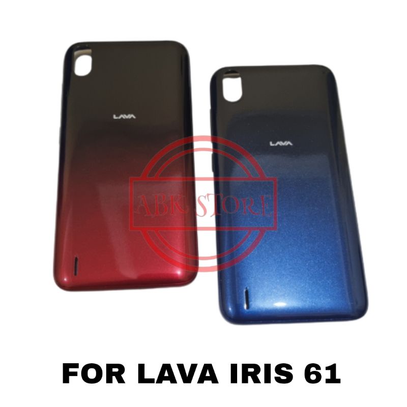 TUTUP BELAKANG BACKDOOR COVER BATERAI BACK CASING LAVA IRIS 61 HOUSING ORIGINAL