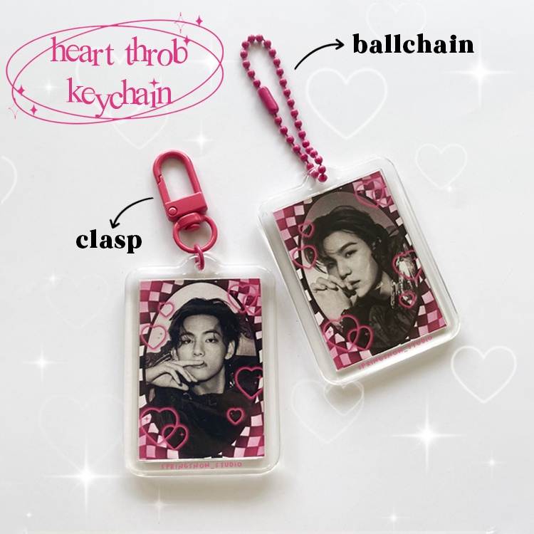 [READY] BTS Heart Throb Acrylic Keychain / Gantungan Kunci Akrilik KPOP BANGTAN Keyring