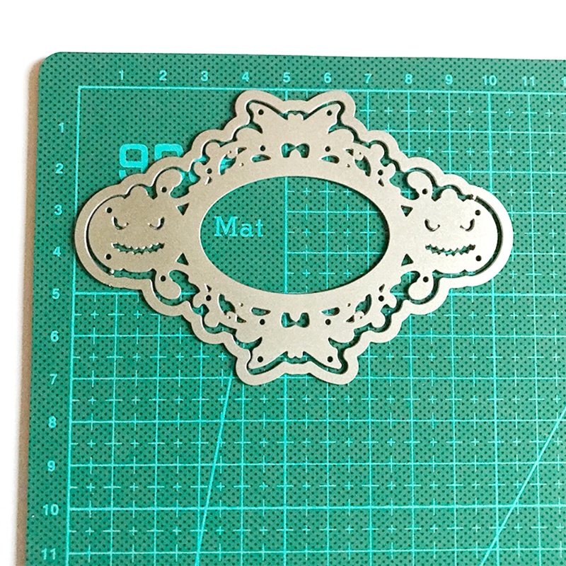 Cetakan Stensil Cutting Dies Motif Labu Halloween Bahan Metal Untuk Scrapbook / Craft DIY
