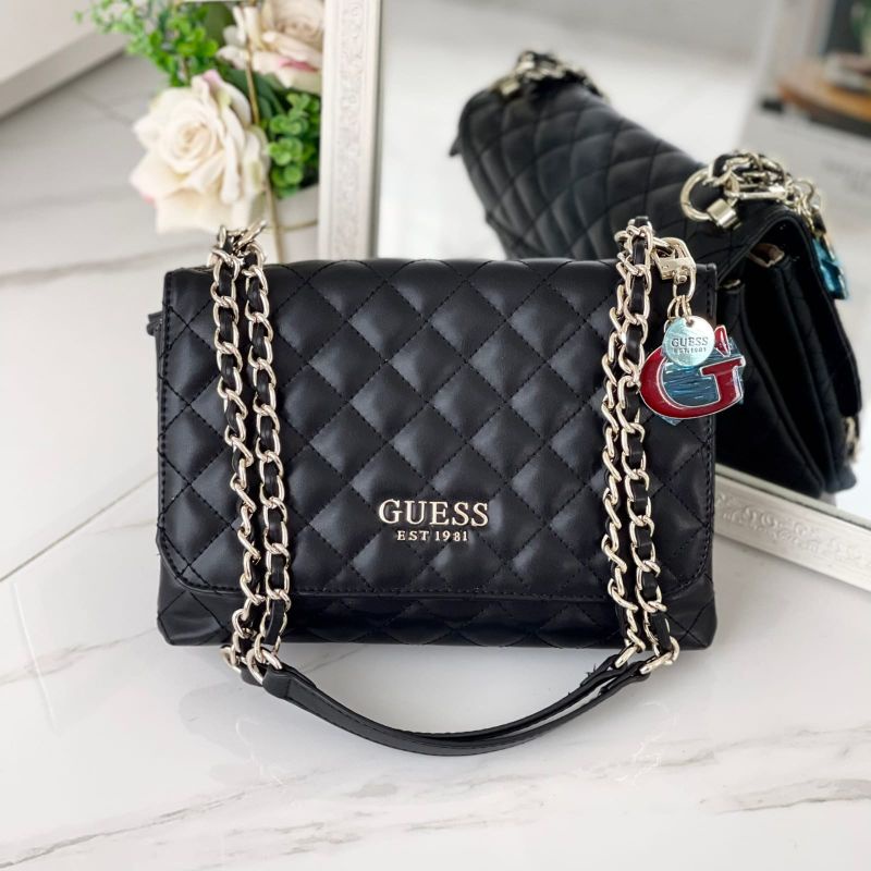 Guess Melise Convertible Crossbody Flap Bag Original / Tas Guess Original / Guess Bag / Guess Origin