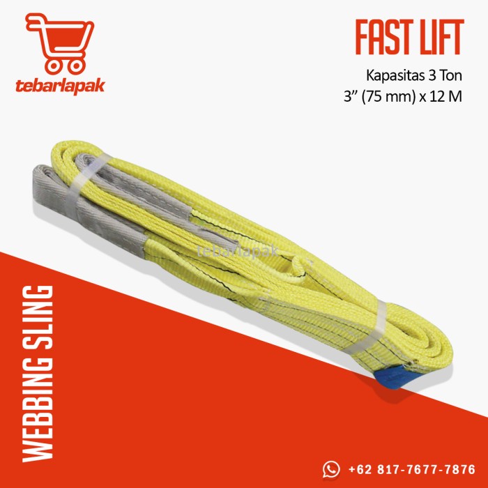 Webbing Sling 3 Ton x 12 M