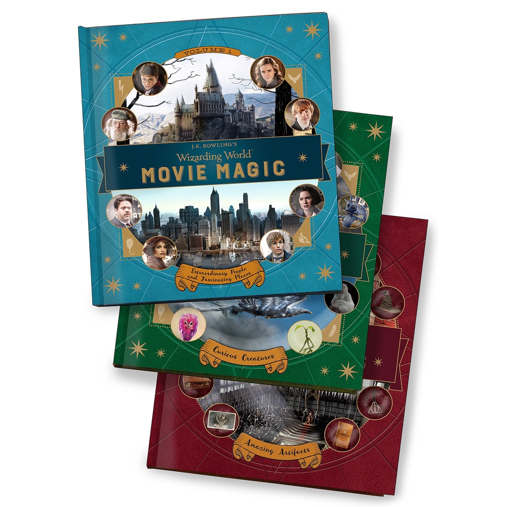 Harry Potter Wizarding World Movie Magic Volume 1 / Volume 2 / Volume 3 J.K. Rowling's Book