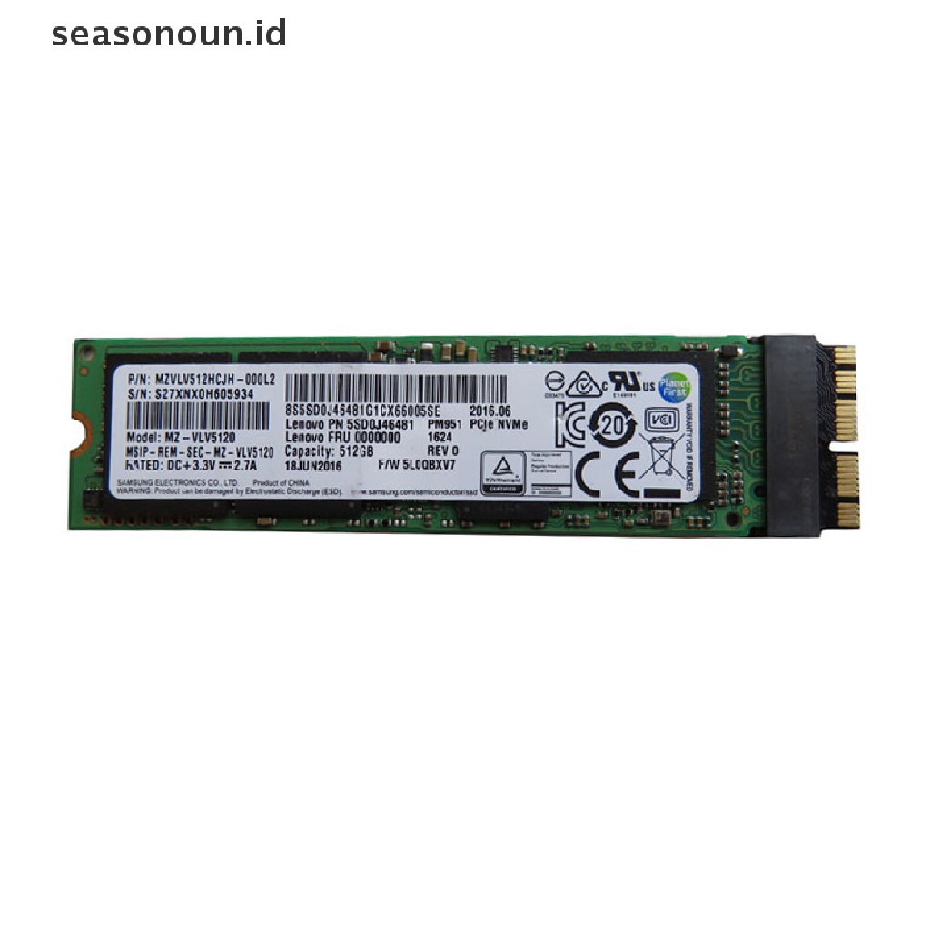 【seasonoun】 M.2 NGFF AHCI NVMe SSD Converter Adapter 12 + 16Pin for MacBook 2013-2017 .