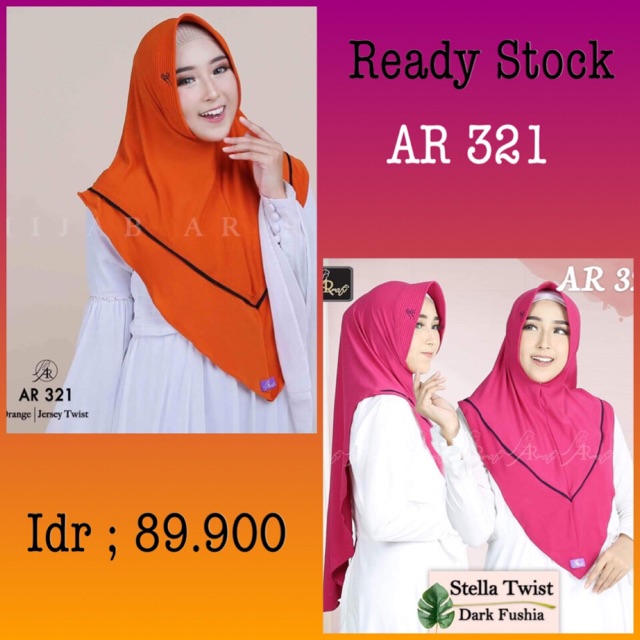 Hijab Arrafi kode AR 321