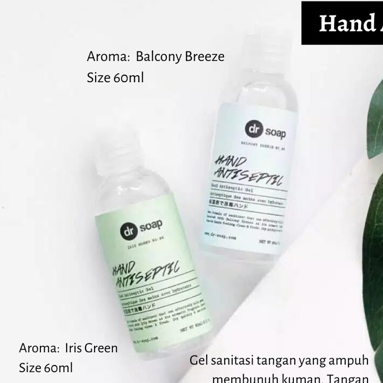 Dr.Soap Hand Antiseptic 60ml/100ML dr soap Gel Antiseptik Pembersih Tangan - 60ml