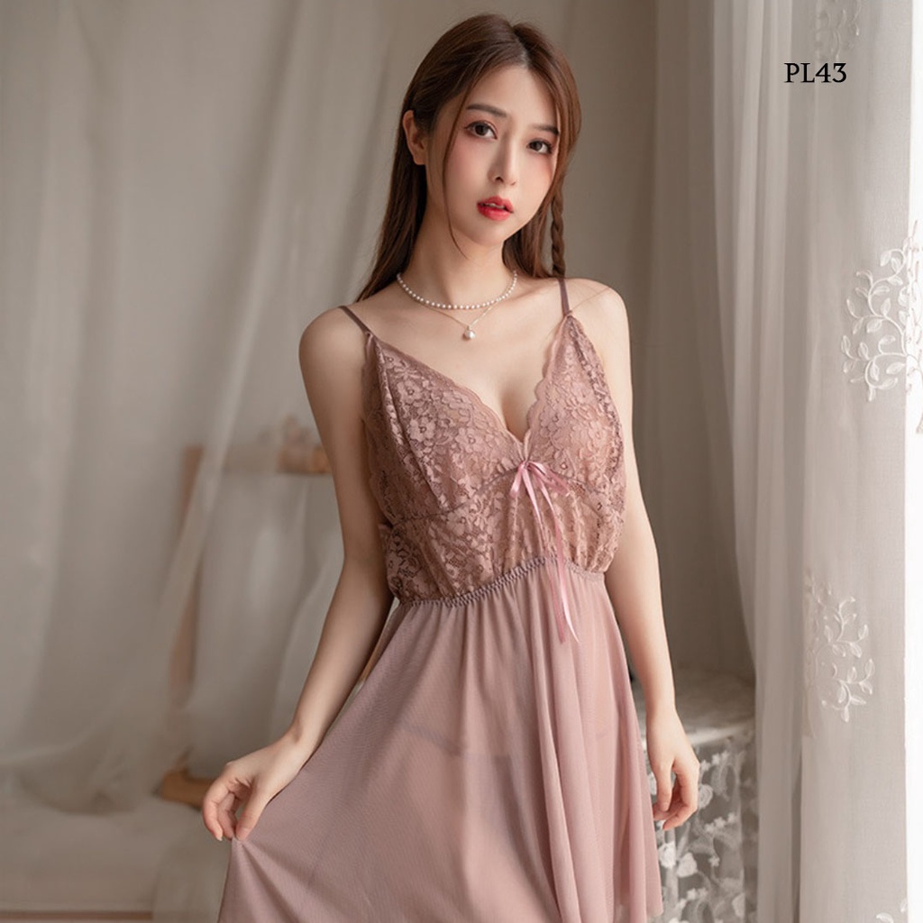 [SIAP KIRIM]  DRESS SEKSI PREMIUMLINGERIE SEXY MURAH NUDE PL43