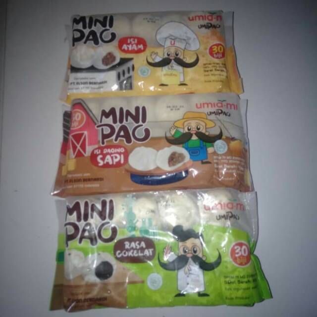 

umiami mini pao berbagai rasa berat 480 gram